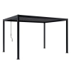 Zestaw Pergola ogrodowa tarasowa aluminiowa NORDVIC Skyline 3 x 4 m Antracyt + Żaluzja 123cm